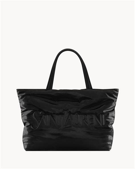 canvastas ysl|SAINT LAURENT TOTE IN SILKTECH CANVAS .